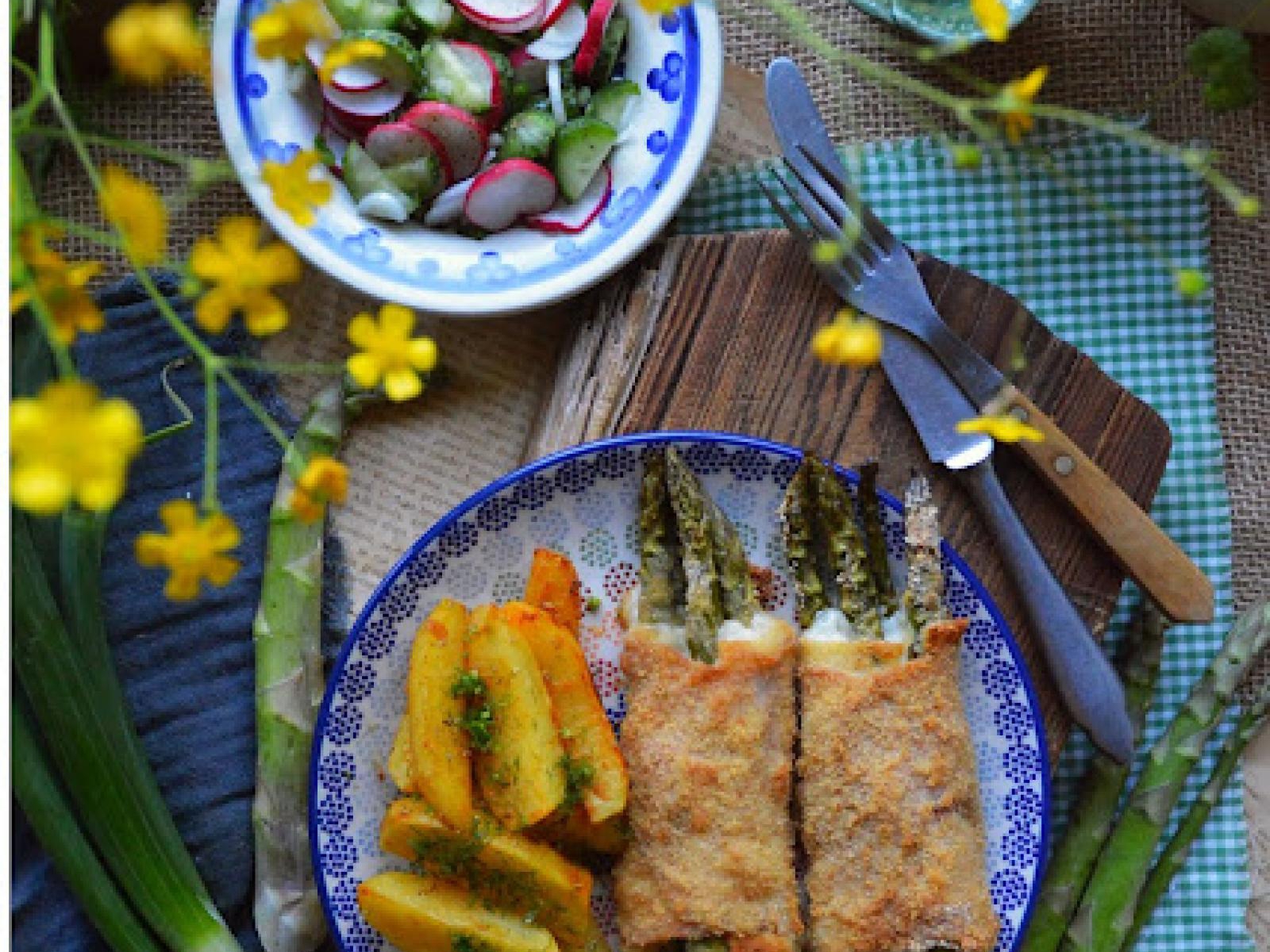 Szparagi a la Cordon Bleu