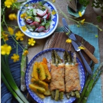 Szparagi a la Cordon Bleu