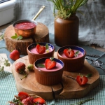 Truskawkowy posset