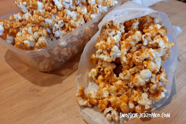 Karmelowy popcorn - jak w kinie!!
