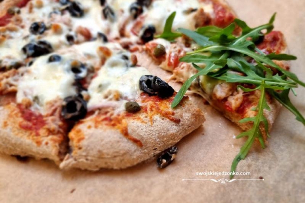 Pizza z mąki pełnoziarnistej - Pyszna i zdrowsza