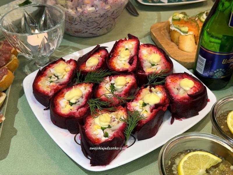 Przekąska ze śledziem jak szuba