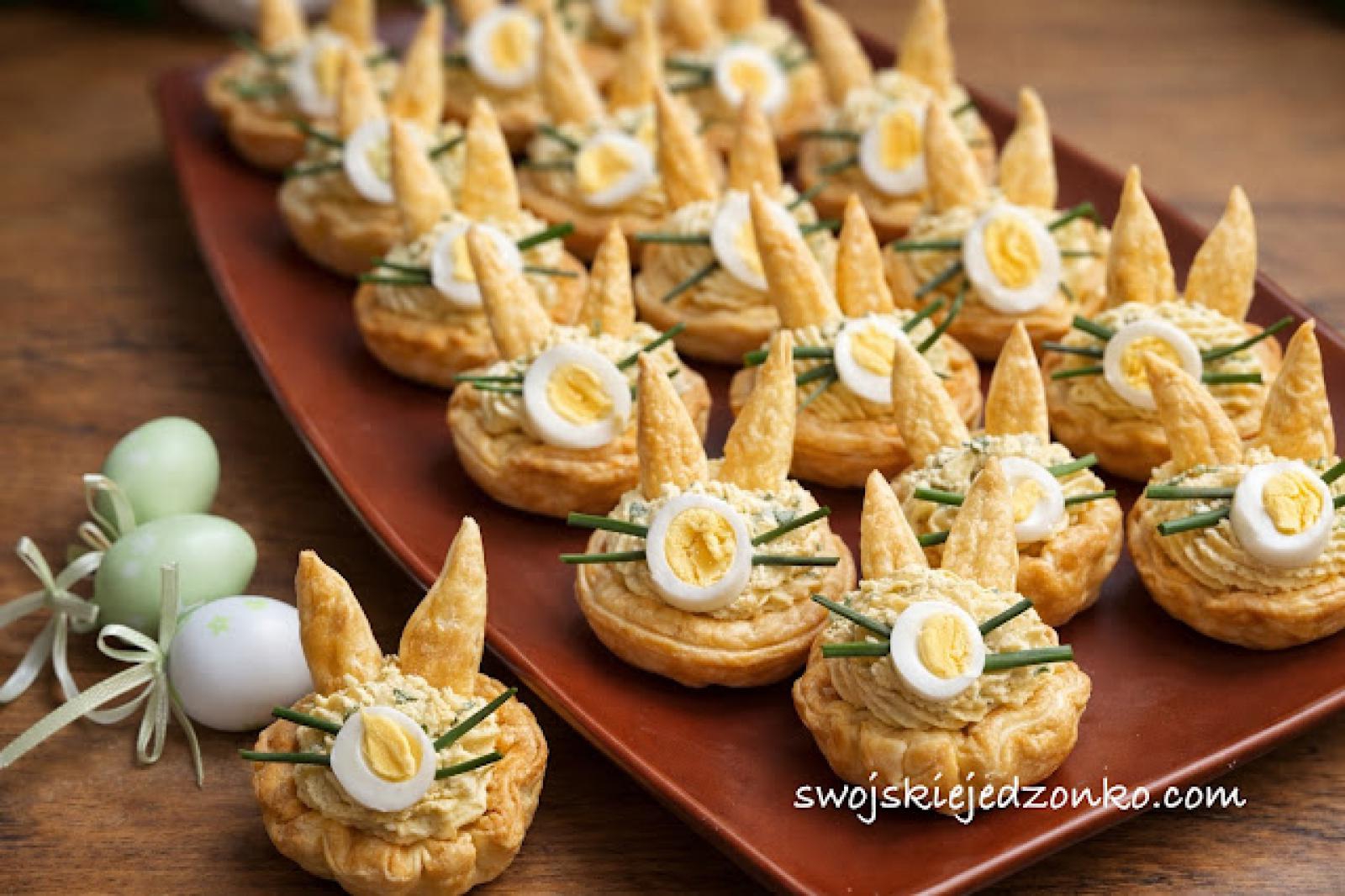 Zajączki z jajeczną pastą