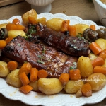 Żeberka pieczone na...