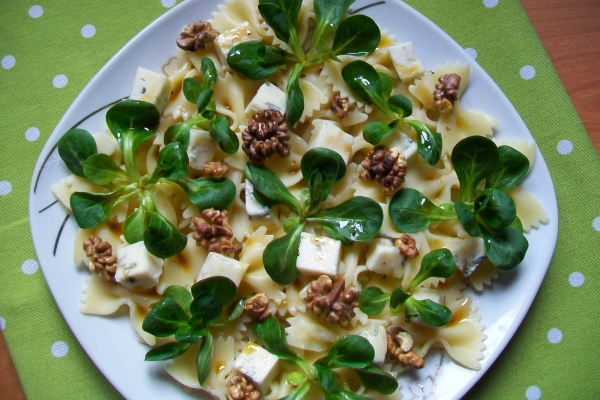 Sałatka makaronowa z gorgonzolą