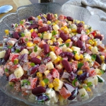 Sałatka z kabanosami