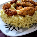Kurczak z ryżem.
