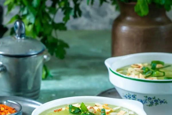 Zupa krem z brokułów i pora