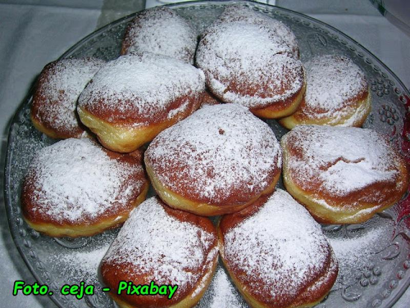 W jakiej temperaturze smażyć pączki, oponki, faworki.