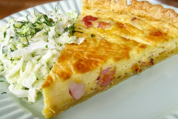 Placek lotaryński - Quiche lorraine