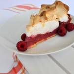 Raspberry meringue pie,...
