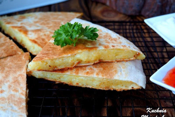 Quesadilla z ziemniakami i serem