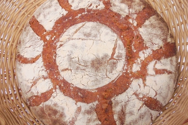 Chleb pszenno – żytni z mąką z pestek dyni