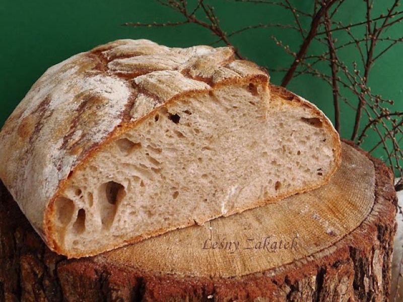 Chleb pszenno-orkiszowy z dodatkiem mąki z pszenicy durum i mąki jaglanej