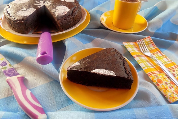 Ciasto czekoladowe fit.
