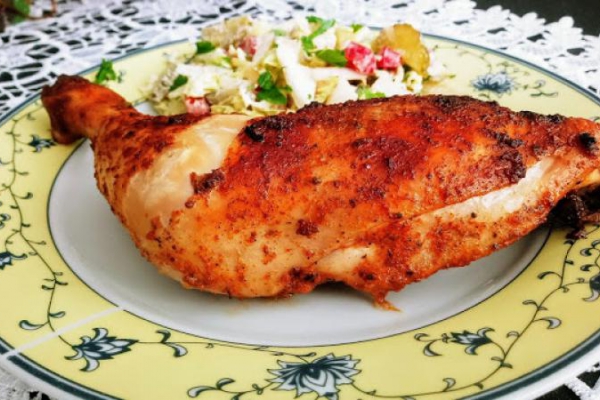 Kurczak  marynowany w imbirze, czosnku  i cytrynie, czyli sposób na aromatyczny obiad.