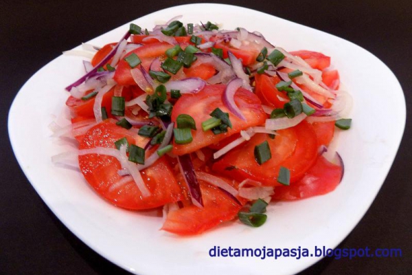 Uzbecka sałatka z pomidorów