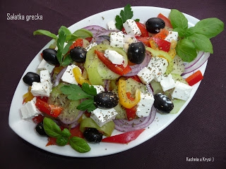 Sałatka grecka z ziołami