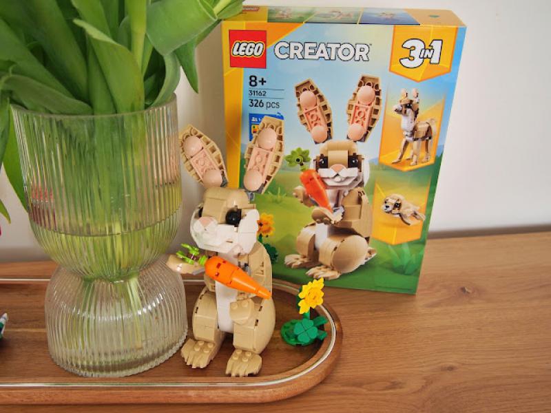 LEGO Creator 31162 Uroczy Króliczek – kreatywna zabawa i 3 modele w jednym zestawie