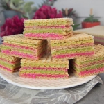 Kolorowe wafle z...