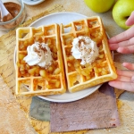 Gofry z karmelizowanymi...