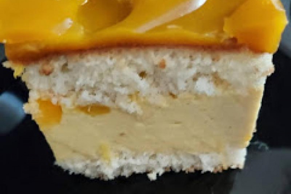Ciasto z musem z mango