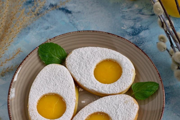 Kruche ciasteczka – jajeczka wielkanocne