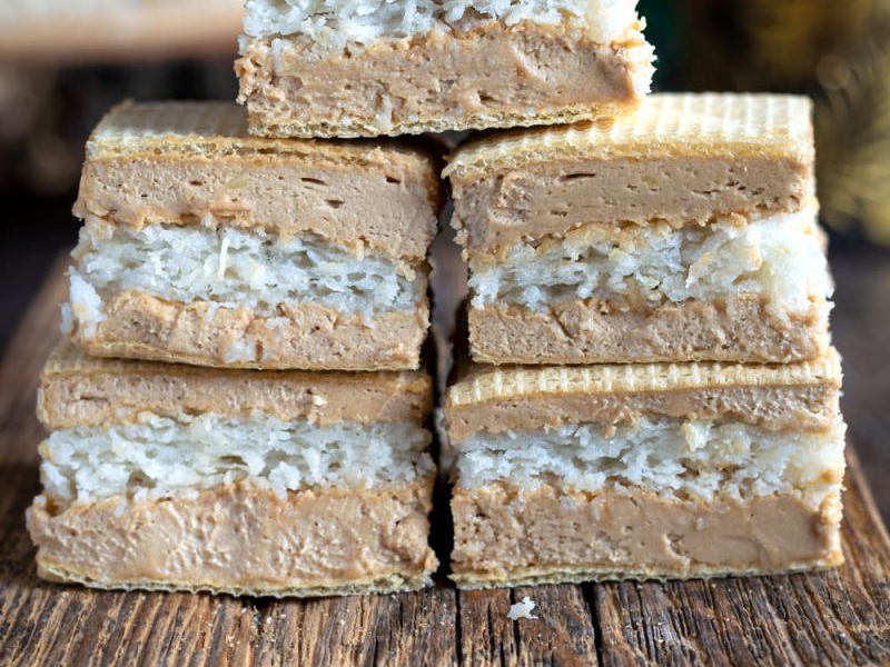 Wafle kokosowo-czekoladowe