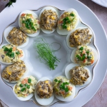 Jajka faszerowane porem,...