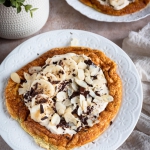 Omlet bananowy z kremem...