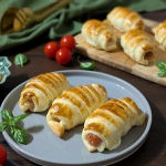 Parówki z serem w...