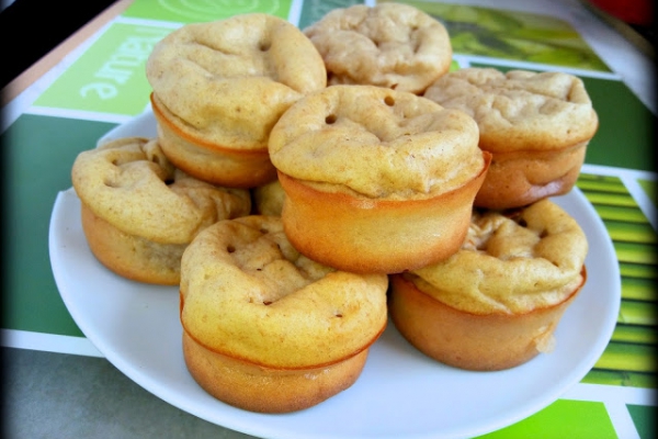 Muffiny z bananem i masłem orzechowym