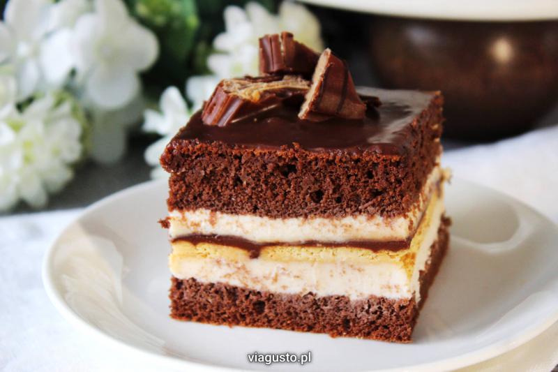 Ciasto Kinder Bueno na biszkopcie