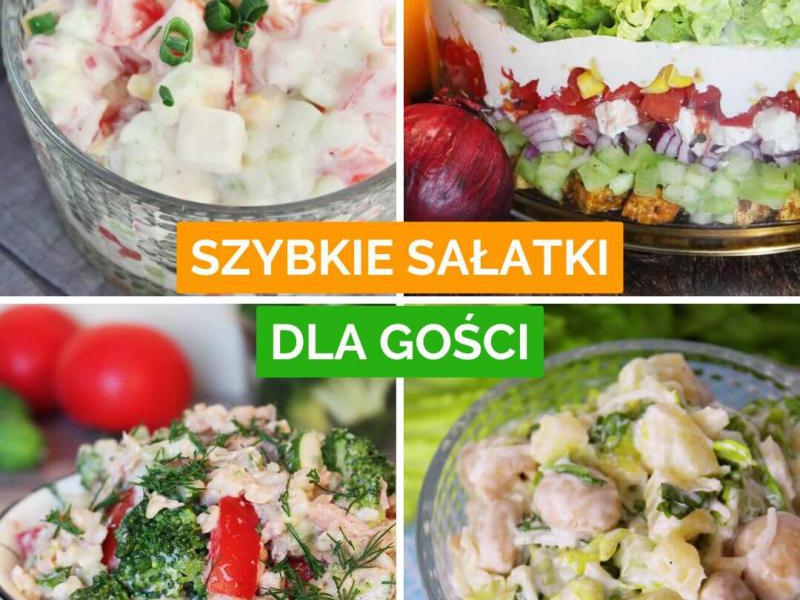 20 przepisów na szybkie sałatki dla gości