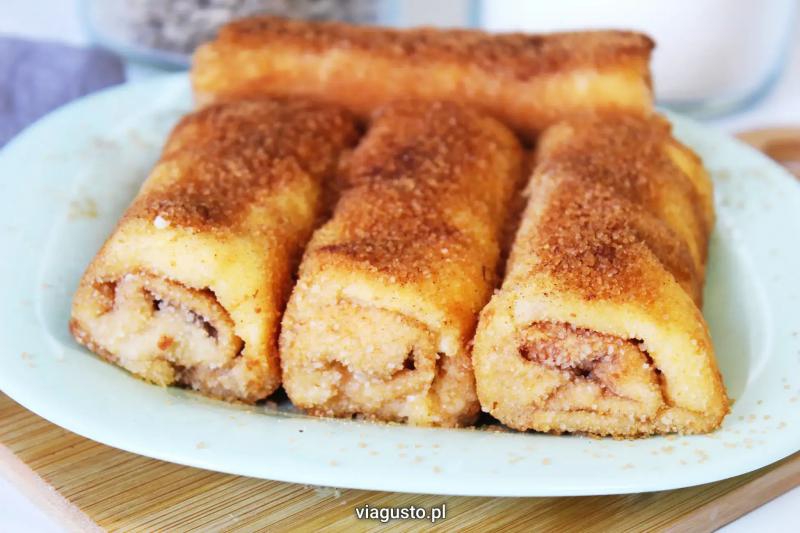 Krokiety z twarogiem na słodko