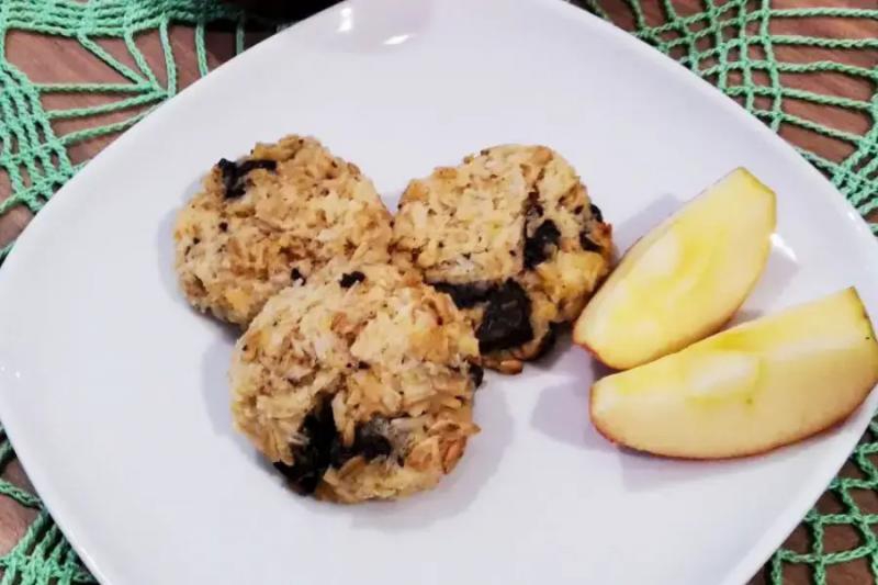 Ciasteczka z musem jabłkowym (bez cukru)