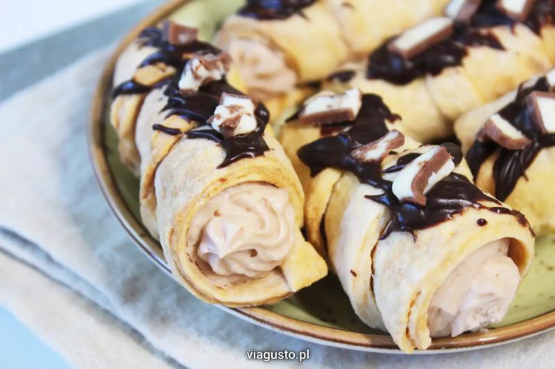 Rurki z kremem Kinder