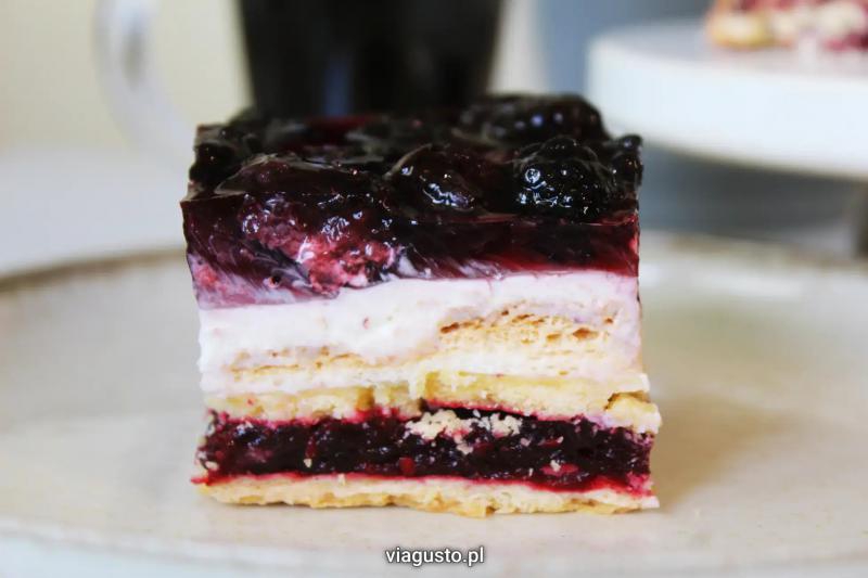 Ciasto jeżynowe z wanilią