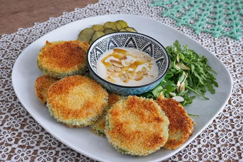 Chrupiąca cukinia w panko