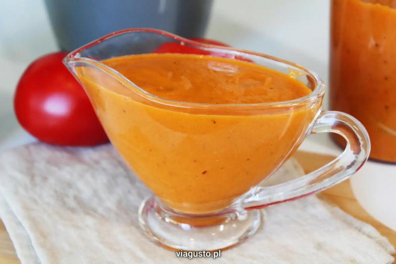 Sos z pieczonych warzyw