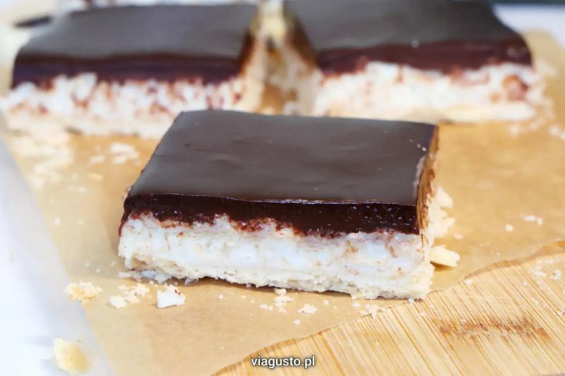 Kruche z kokosem i czekoladą