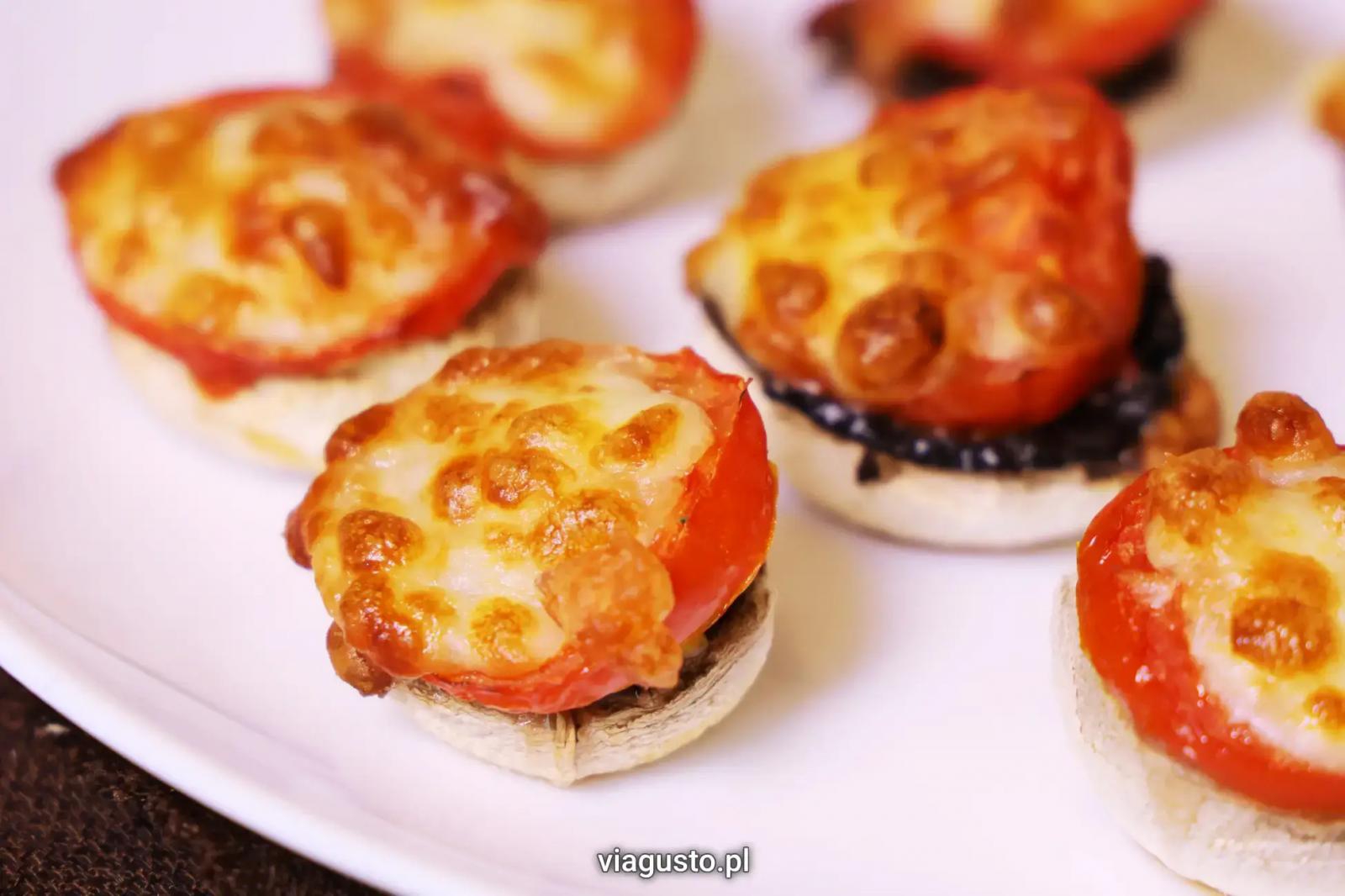 Pieczarki zapiekane a’la pizza