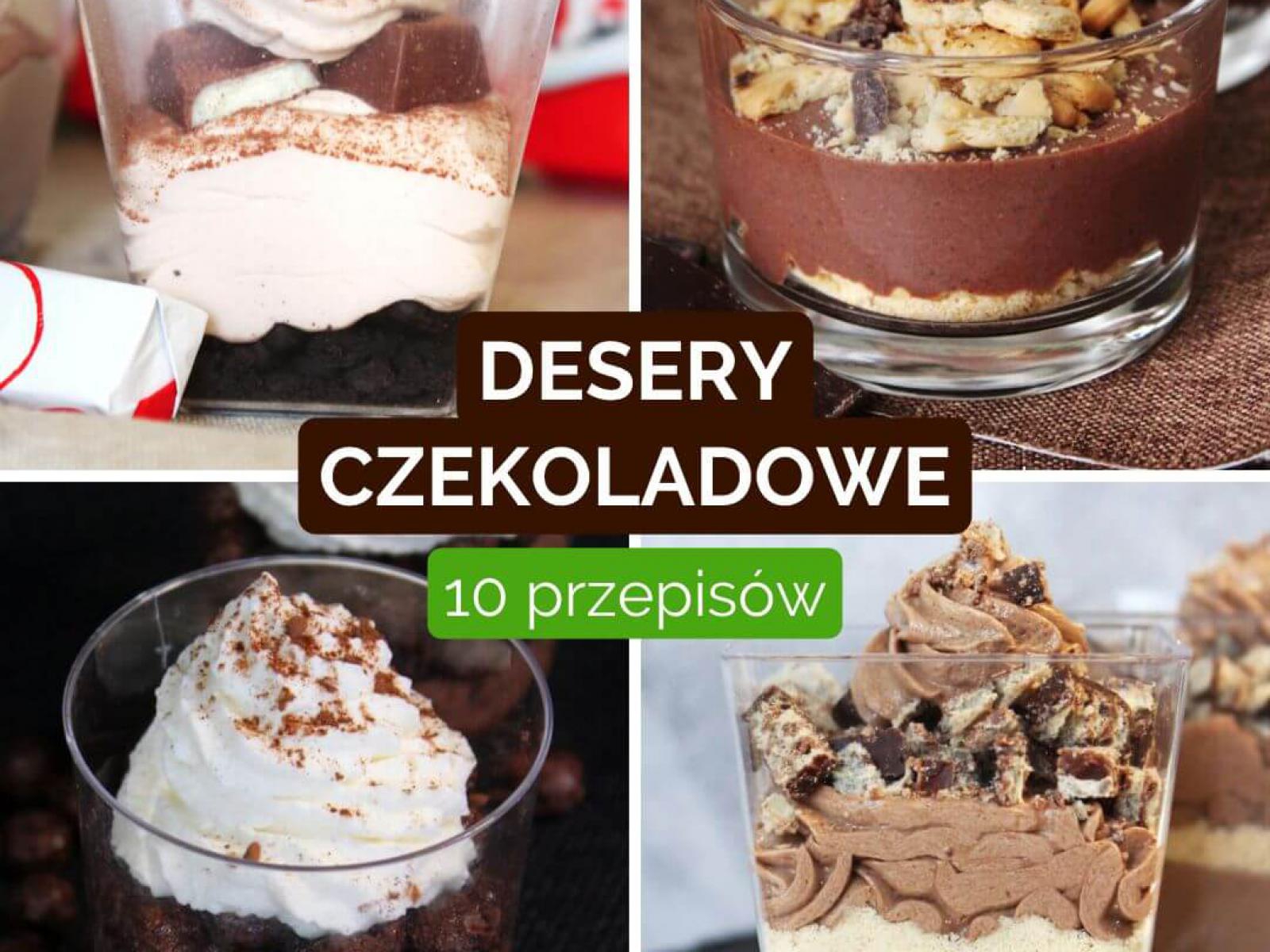 Proste desery czekoladowe – 10 ulubionych przepisów