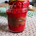 Malinowy deser z awokado