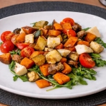 Pieczone warzywa z serem