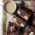Brownie batonikami Twix