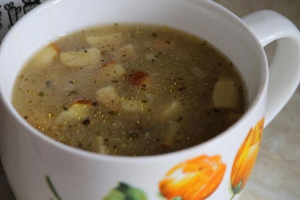 Kartoflanka z grzybami ekspresowa zupa żurkowa pyszna i prosta