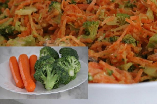 Smaczna surówka antyrakowa z brokułu marchewki mega odżywcza i prosta