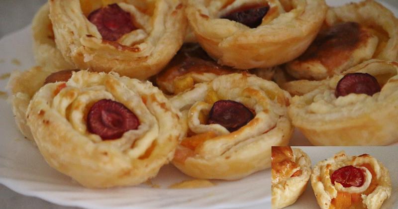 Babeczki francuskie z owocami super smak minimum składników