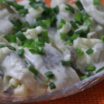 Śledzie w śmietanie...